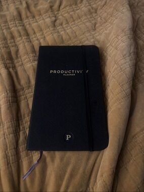 Productivity Planner - Black Hardcover Productivity Planner